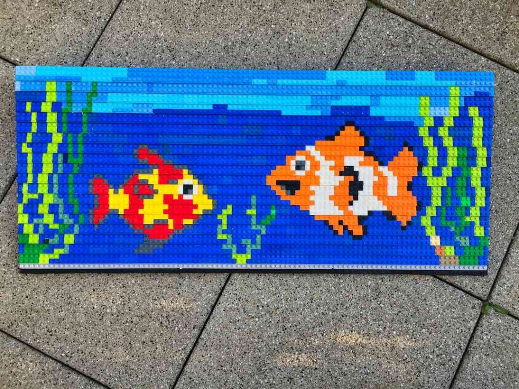 Lego Oma German grandma creates Lego ramps to access buildings and