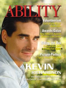 ABILITY Magazine Cover Kevin Richardson issue ABILITY Magazine Cover Kevin Richardson issue