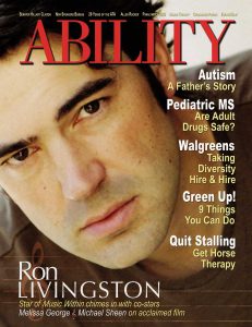 ABILITY Magazine Cover Ron Livingston issue ABILITY Magazine Cover Ron Livingston issue
