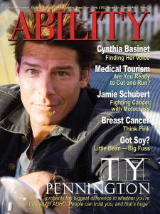 ABILITY Magazine Cover Ty Pennington ABILITY Magazine Cover Ty Pennington