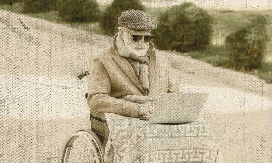 older wheelchair user