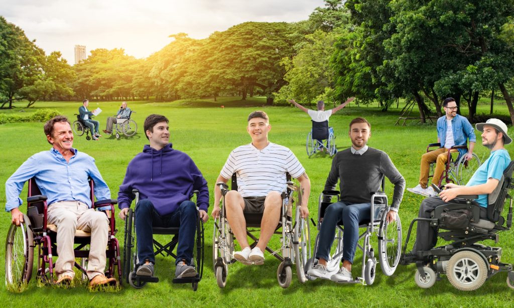 white wheelchair guys