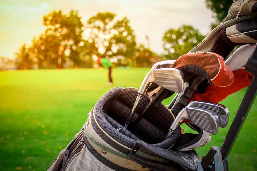 golf — center shafted driver
